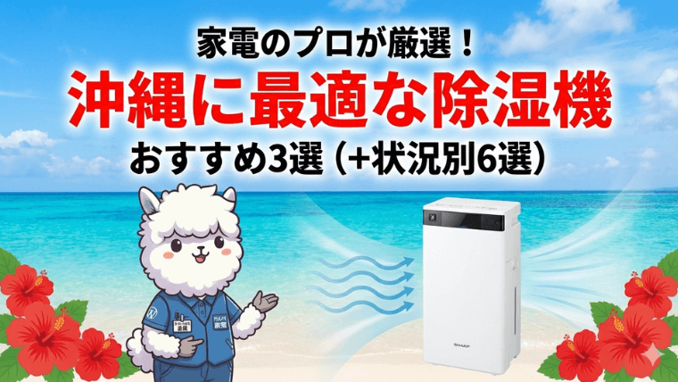 沖縄に最適な除湿機3選（+状況別6選）