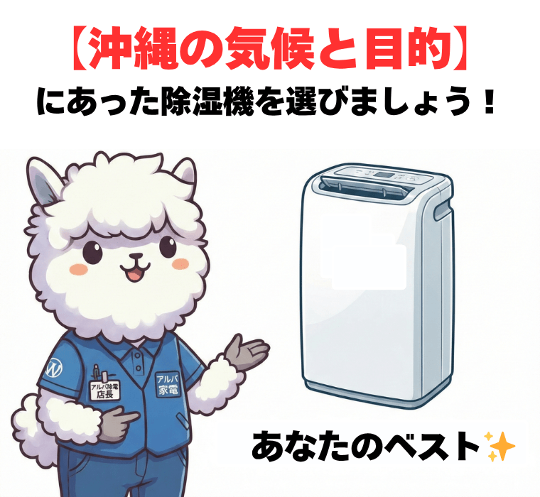 沖縄の気候とあなたの目的にあった除湿機を選ぼう！