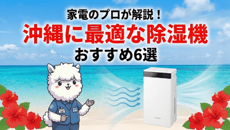 沖縄に最適な除湿機 おすすめ6選