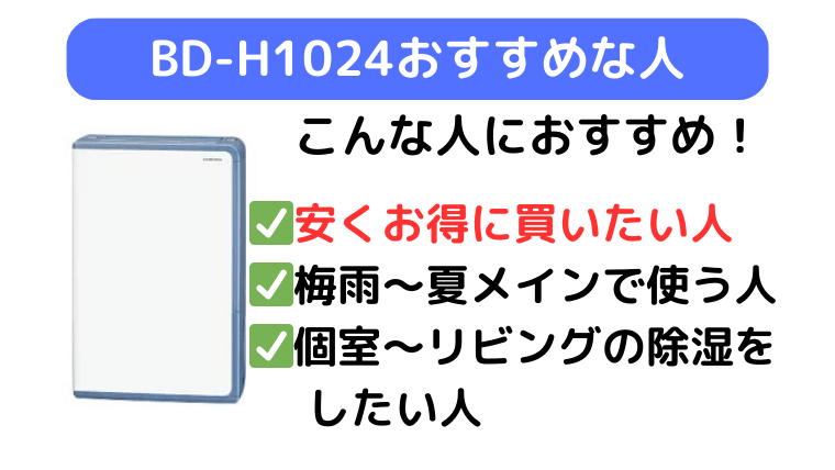 BD-H1024は安くお得に買いたい人