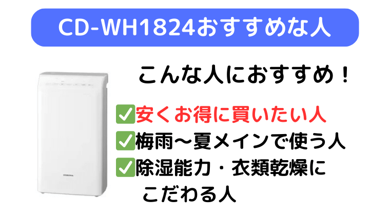 CD-WH1824は安くお得に買いたい人