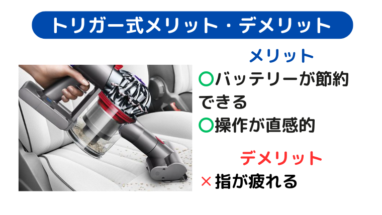 V8 トリガー式メリット・デメリット