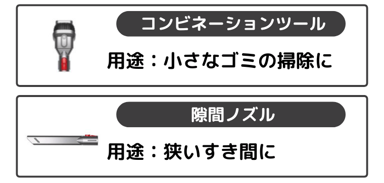 隙間ノズル・コンビネーションノズル