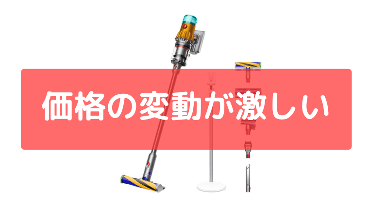 価格変動が激しい