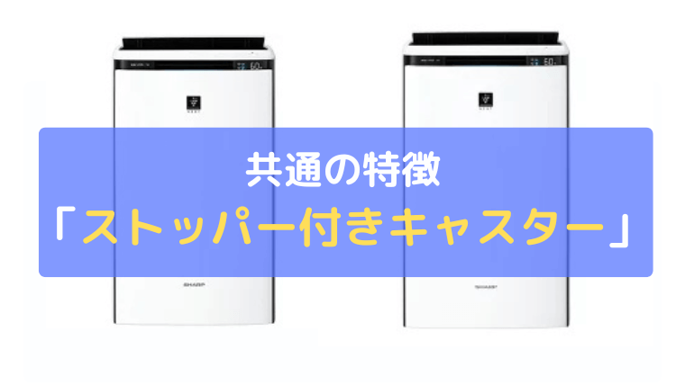 ストッパー付きキャスター：片手で簡単に移動が可能