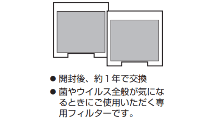 KAFC114A4(チタンアパタイトフィルター):空気清浄機の効果を高めたい人