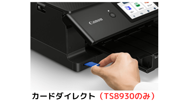 カードダイレクト(TS8930のみ)