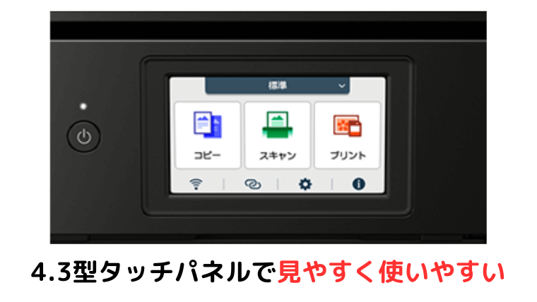 TS8930:4.3型タッチパネルで見やすく使いやすい