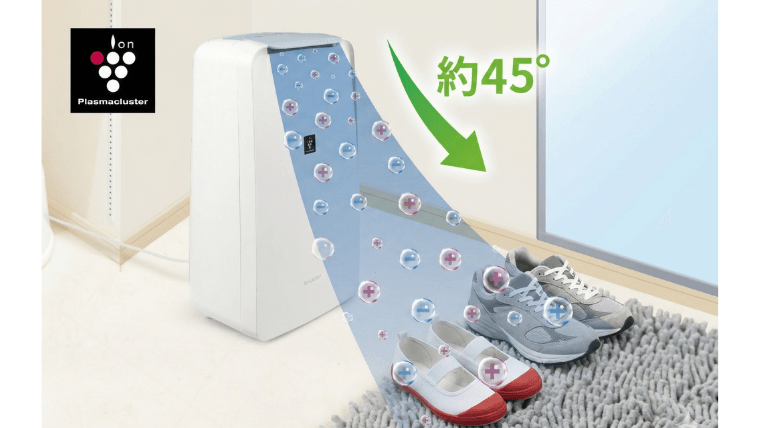 連続排水機能：市販のホースをつなげて、排水場所を確保するだけ