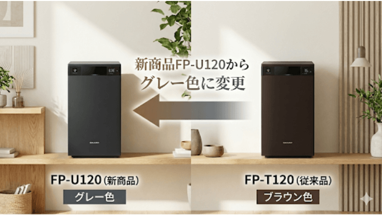 新商品FP-U120からグレー色に変更