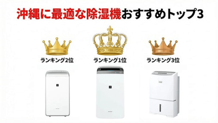 沖縄に最適な除湿機おすすめトップ3