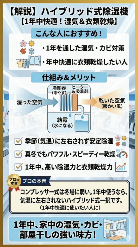 ハイブリッド式のメリット