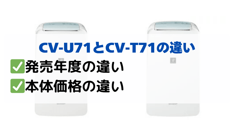 CV-U71とCV-T71の違い