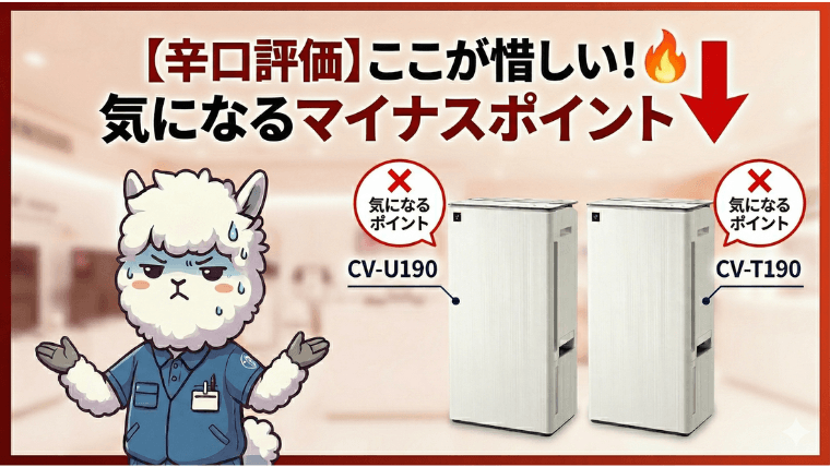 【辛口評価】ここが惜しい！気になるマイナスポイント