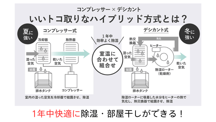 共通の特徴②：プラズマクラスター25000で、生乾き臭やカビを徹底ブロック