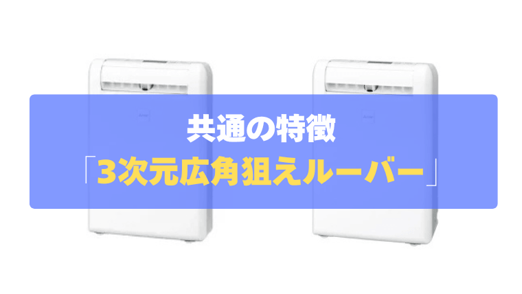 共通の特徴②：部活のユニフォームや靴に！「ズバッと乾燥＆3次元広角狙えルーバー」