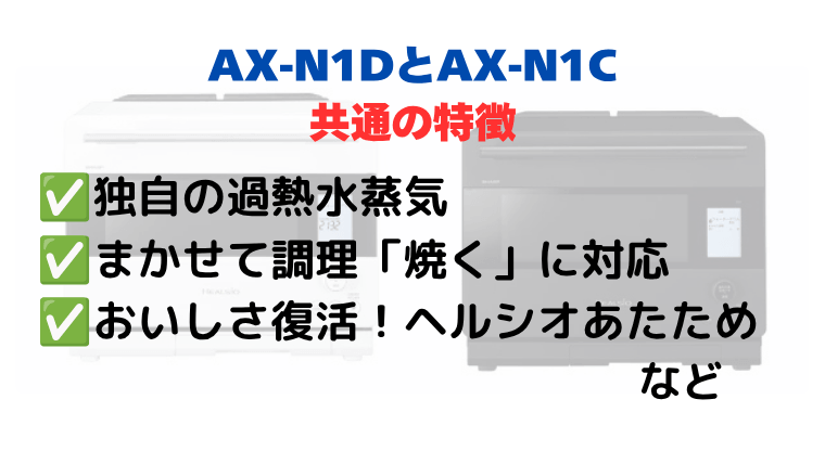 AX-N1DとAX-N1Cの共通の特徴
